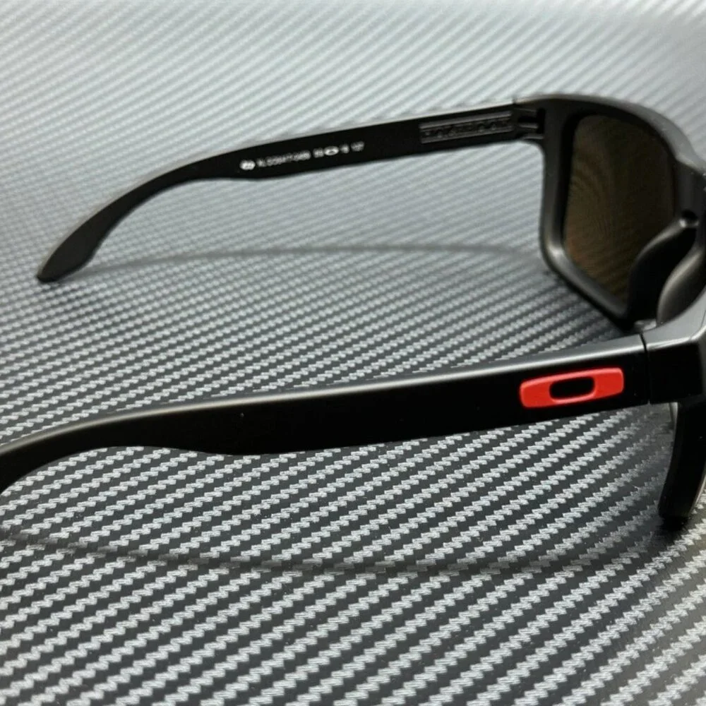 OAKLEY Matte Black Prizm Ruby Men's 59 mm Sunglasses